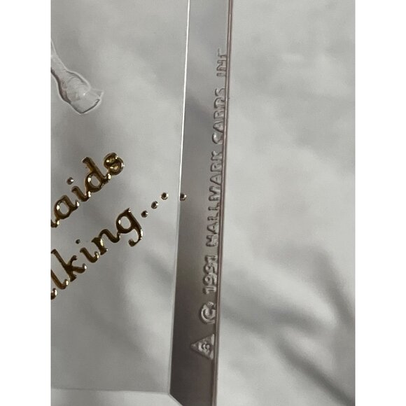 Hallmark Keepsake Ornament 1991 Twelve Days Of Christmas Eight Maids A-Milking A - Picture 10 of 10